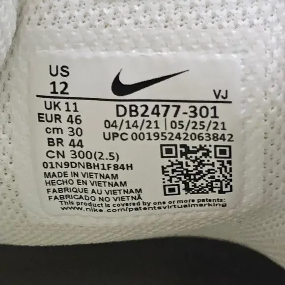 Nike Shoes Mens Size 12 Crater Impact Brown Kelp Running Trainer Sustainable - Picture 15 of 16